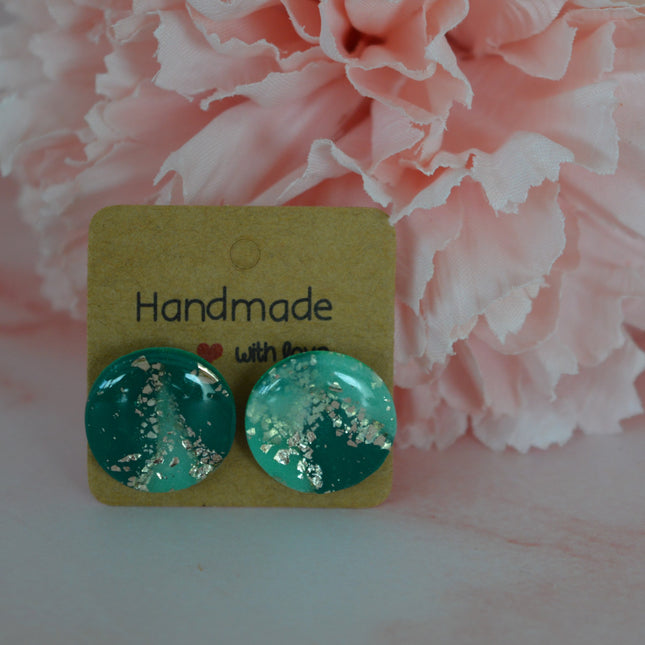 Essence studs - Green Sparkle Grande