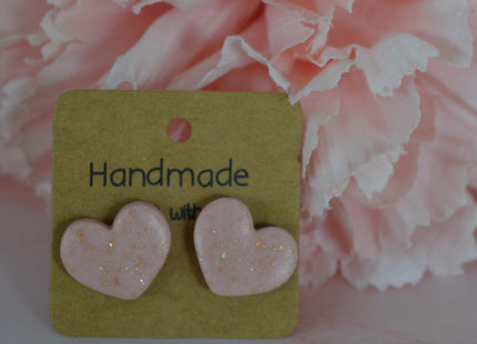 Amour studs - Pink