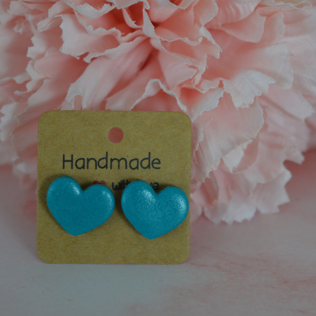 Amour studs - Bright Blue