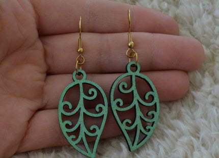 Willow Swirl - Metallic Green
