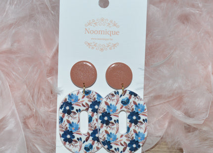 Loop Drop - Dark blue flower