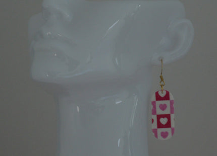 Oval Harmony - Pink Squares