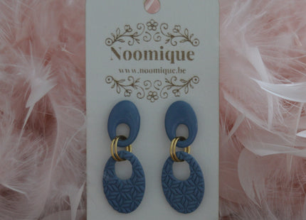 Linked Elegance - Whispering Blossoms - Velvet Blue - Gloss Finish