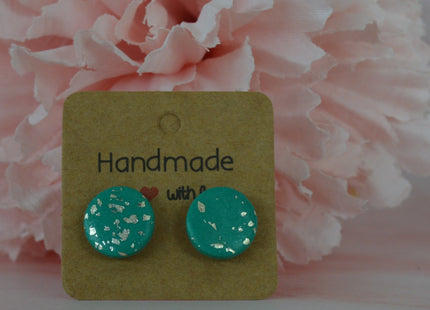 Essence studs - Emerald gold