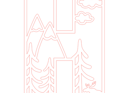 Letter H - bosdieren (holle letter)