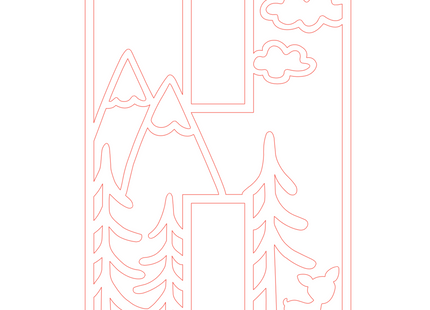 Letter H - bosdieren (holle letter)