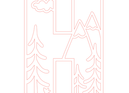 Letter H - bosdieren (holle letter)