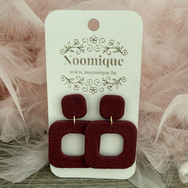 Vivid frames - Burgundy red - Pure