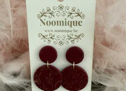 Poetic Circles - Burgundy red - Silk Finish