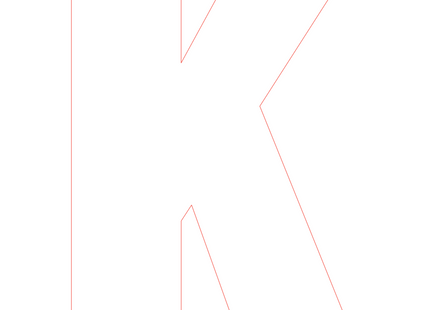 Letter K - bosdieren (volle letter)