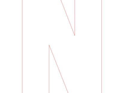 Letter N - bosdieren (volle letter)