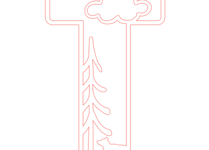 Letter T - bosdieren (holle letter)