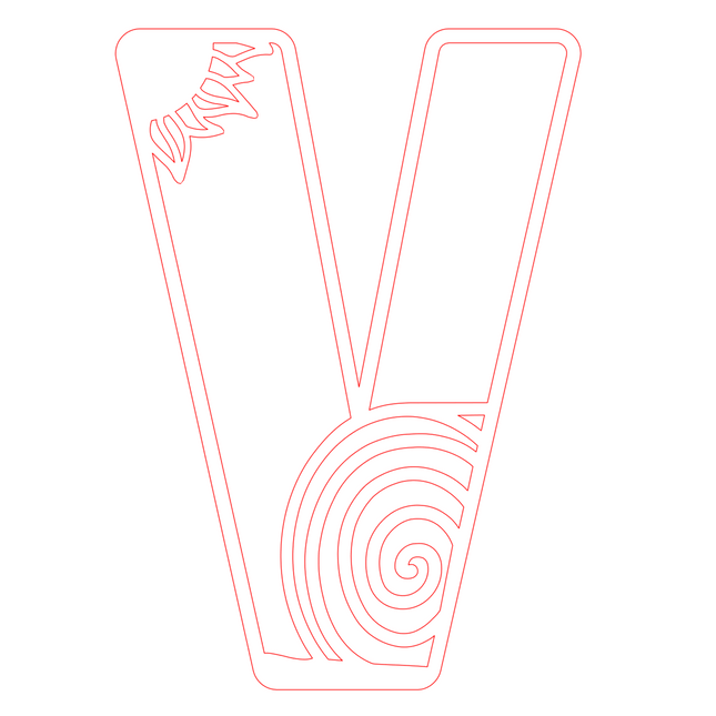 Letter V - boerderij (2 lagen)