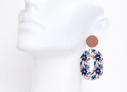 Loop Drop - Dark blue flower